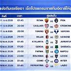 ตารางอิตาลี เซเรีย
